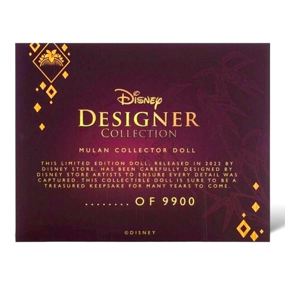 Mulan Princess Limited Edition RARE Designer Collection 2022 - Picture 8 of 8